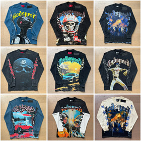 Godspeed 100% Cotton Loose Fit Long-Sleeved Base Layer T-Shirt-4575  